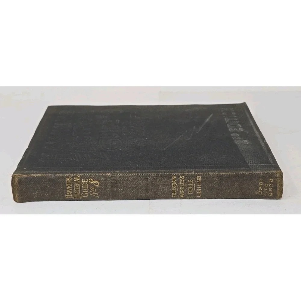 1917 Hawkins Electrical Guide #1 2nd Ed. & Guide #8 2nd Ed.  Lot of 2 Books U113